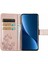 Xiaomi 12 Pro 5g/12 Pro (Boyut) Için 5G/12S Pro 5g Dört Yapraklı Yonca Desen Baskılı Stand Pu Deri Telefon Cüzdanı Kapak-Gül Altın (Yurt Dışından) 2