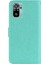 Xiaomi Redmi Için Not 10 4g/not 10S 4g/poco M5S 4g Baykuş & Amp; Çiçek Baskılı Deri Cüzdan Standı Telefon Case-Cyan (Yurt Dışından) 3