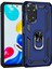 Xiaomi Için Redmi Note 11S 4g/not 11 4g (Qualcomm) Telefon Kılıfı Anti-Çizgi Şok Geçirmez Sabit Pc Yumuşak Tpu Koruyucu Kapak Dönebilir Yüzük Kickstand-Blue (Yurt Dışından) 2