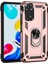 Xiaomi Redmi Için Note 11S 4g/not 11 4g (Qualcomm) Telefon Kılıfı Anti-Çizgiye Dönem Şok Geçirmez Sabit Pc Yumuşak Tpu Koruyucu Kapak Dönebilir Yüzük Kickstand-Rose Altın (Yurt Dışından) 2