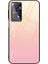 Xiaomi Redmi Için Note 12 Pro 4g/11 Pro 4g (Mediatek)/note 11 Pro 5g (Qualcomm) Gradyan Renk Anti-Çizelge Temsil Edilmiş Cam Geri+Yumuşak Tpu Kenar Kılıf Kabuk-Altın/pembe (Yurt Dışından) 1