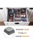 12'li Modüler Takı Makyaj Organizer - Banyo Çekmece Içi Düzenleyici Set Siyah 4