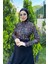 Yarım Fermuarlı Likralı Tam Kapalı Mayo 3lü Set R4507 Çiçek Tema 1