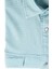 Büyük Beden Yıkamalı Çift Cepli Armürlü Denim Mint Erkek Gömlek 3