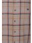 Erkek Gömlek Camel Uzun Kol Ekose Kareli Flanel Yün Tuşeli Slim Fit Düğmeli Yaka Shirt Ncs Jeans 7269 4