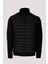 Erkek Siyah Zırh Örme Hırka Fermuarlı Dik Yaka Slim Fit 4517 1