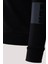 Erkek Sweatshirt Siyah Relaxed Fit Double Face Crewneck Jeans 1640 3