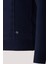 Erkek Triko Lacivert Bisiklet Yaka Baklava Desenli Slim Fit Pamuklu Kazak Ncs Jeans 3745 4
