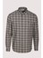 Erkek Gömlek Bej Uzun Kol Ekose Kareli Flanel Yün Tuşeli Slim Fit Düğmeli Yaka Shirt Ncs Jeans 7266 1