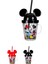 Mickey Mouse Serisi Kapaklı ve Pipetli Şeffaf Bardak 2