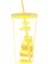 We Bare Bears Lisanslı Pipetli Plastik Şişe (600ML) - Panda 2