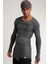 Slim Fit Özel Boyama ve Eskitme Efektli Pis Dikişli Yırtıklı Triko Kazak 3