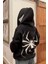 Spiderman Sırt Baskılı Şapkası Örümcek Göz Detaylı Kapuşonlu Sweatshirt Hoodie 1