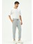 Erkek Lastikli Paça Yandan Cepli Eşofman Altı 781 Gri 4