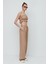 Organik Pamuk Müslin Crop Büstiyer Pantolon Takım 9124 Bej 3