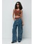 Fitilli Dekolte Crop Külot Takım 9135 Kahve 4