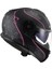 Strobe 2 Lux Mat Siyah-Pembe Kask 4