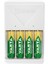 Varta 4xaa 2100 Mah Pilli Beyaz Plug Pil Şarj Cihazı 2