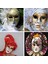 Beyaz Maske, 12 Adet Cadılar Bayramı Tam Yüz Maskesi Boş Dıy Maske Dans Cosplay Parti Süslemek Için Düz Masquerade Kağıt Maske (Yurt Dışından) 2