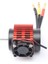 3650 Motor Isı Emici ve Soğutma Fanı Seti 1/10 Hsp Rc Araba Için 540/550 3650/3660 Motor 1:10 Hsp Rc Araba Parçaları -Siyah (Yurt Dışından) 3