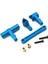 Wltoys 104009 104016 104018 12401 12402-A 12403 12404 12409 Yükseltme Parçaları Için Metal Direksiyon Grubu, Mavi (Yurt Dışından) 1