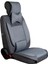 Nissan Skystar Uyumlu Ön Arka 5 Li Set Yarı Deri Lotus Serisi Oto Koltuk Kılıfı Füme Renk 5
