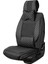 seat Toledo Uyumlu Ön Arka 5 Li Set Yarı Deri Lotus Serisi Oto Koltuk Kılıfı Siyah Beyaz Renk 5