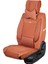 nissan Almera Uyumlu Ön Arka 5 Li Set Lotus Serisi Oto Koltuk Kılıfı Tarçın Renk 5
