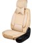 kia Ceed Yeni Uyumlu Ön Arka 5 Li Set Yarı Deri Lotus Serisi Oto Koltuk Kılıfı Bej Renk 4