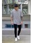 Erkek Oversize Çizgili Tshirt 4