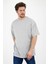 Saks Oversize Unisex Düz T-shirt 1