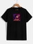 Ceg Baskılı Siyah Tshirt 2
