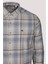 Erkek Gömlek Bej Uzun Kol Ekose Kareli Flanel Yün Tuşeli Slim Fit Düğmeli Yaka Shirt Ncs Jeans 7269 1