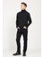 ALTINYILDIZ CLASSICS Erkek Siyah Slim Fit Dar Kesim 5 Cep Pamuklu Esnek Pantolon 3