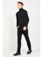 ALTINYILDIZ CLASSICS Erkek Siyah Slim Fit Dar Kesim 5 Cep Pamuklu Esnek Pantolon 4