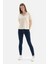 Lacivert Denim Push-Up Tayt 5