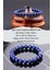 Sertifikalı Lazuli Doğal Taş Bileklik 8 mm 1