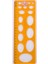HATAS Kaliteli 1-36MM Plastik Elips Şablonu 1