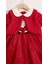 Kız Bebek Elbise Peluş Yelekli Noel Tasarım 5
