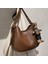 Moda Doku Omuz Büyük Kapasiteli Retro Kadın Crossbody Çanta (Yurt Dışından) 1