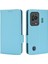 Xiaomi Black Shark Için 5 Cep Telefonu Kılıf Damla Koruma Karşıtı Yaşam Anti Litchi Doku Cüzdan Standı Pu Deri Manyetik Kabuk Baby Mavi (Yurt Dışından) 1
