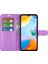 Xiaomi Için Redmi 10C/REDMI 10 (Hindistan) Stand Fonksiyonu Litchi Doku Deri Kılıf Cüzdan Manyetik Cep Telefonu Koruyucu Morası (Yurt Dışından) 3
