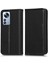 Xiaomi Için 12 Lite 5g Anti-Çizelge Anti-Slatch Telefon Kılıfı Manyetik Izgara Doku Pu Deri Stand Telefon Cüzdan Kapak Black (Yurt Dışından) 1