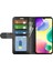 Xiaomi Için Redmi 10A Çılgın At Doku Standı Pu Deri Cüzdan Kapağı Iç Tpu Telefon Kılıfı Black (Yurt Dışından) 2