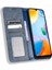 Xiaomi Redmi Için Retro Pu Deri Koruyucu Kılıf 10C Mozaik Basılı Folio Flip Kapak Otomatik Manyetik Kapalı Stand Kabuğu Cüzdan-Blue (Yurt Dışından) 2