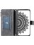Xiaomi 12T Pro 5G/12T 5g/redmi K50 Ultra 5g Telefon Kılıfı Zipper Cep Mandala Çiçeği Baskılı Çoklu Kart Yuvası Cüzdan Pu Deri Stand Kapak-Grey (Yurt Dışından) 2