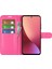 Xiaomi Için 12 Lite Litchi Doku Telefon Kılıfı Pu Deri+Tpu Ayarlanabilir Stand Cüzdan Koruyucu Telefon Kapak Çizgisi (Yurt Dışından) 3