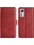 Xiaomi Için 12 Lite Cüzdan Stand Fonksiyonu Slip Slip Grip Dokulu Kılıf Pu Deri Manyetik Cep Telefonu Koruyucu-Kırmızı (Yurt Dışından) 1