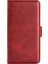 Xiaomi Için 12 Lite Cüzdan Stand Fonksiyonu Slip Slip Grip Dokulu Kılıf Pu Deri Manyetik Cep Telefonu Koruyucu-Kırmızı (Yurt Dışından) 5