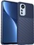 Xiaomi Için 12 Lite 5g Thunder Serisi Kalınlaştırılmış Tpu Telefon Kılıfı Twill Doku Kaymaz Arka Koruyucu Kapak-Mavi (Yurt Dışından) 1